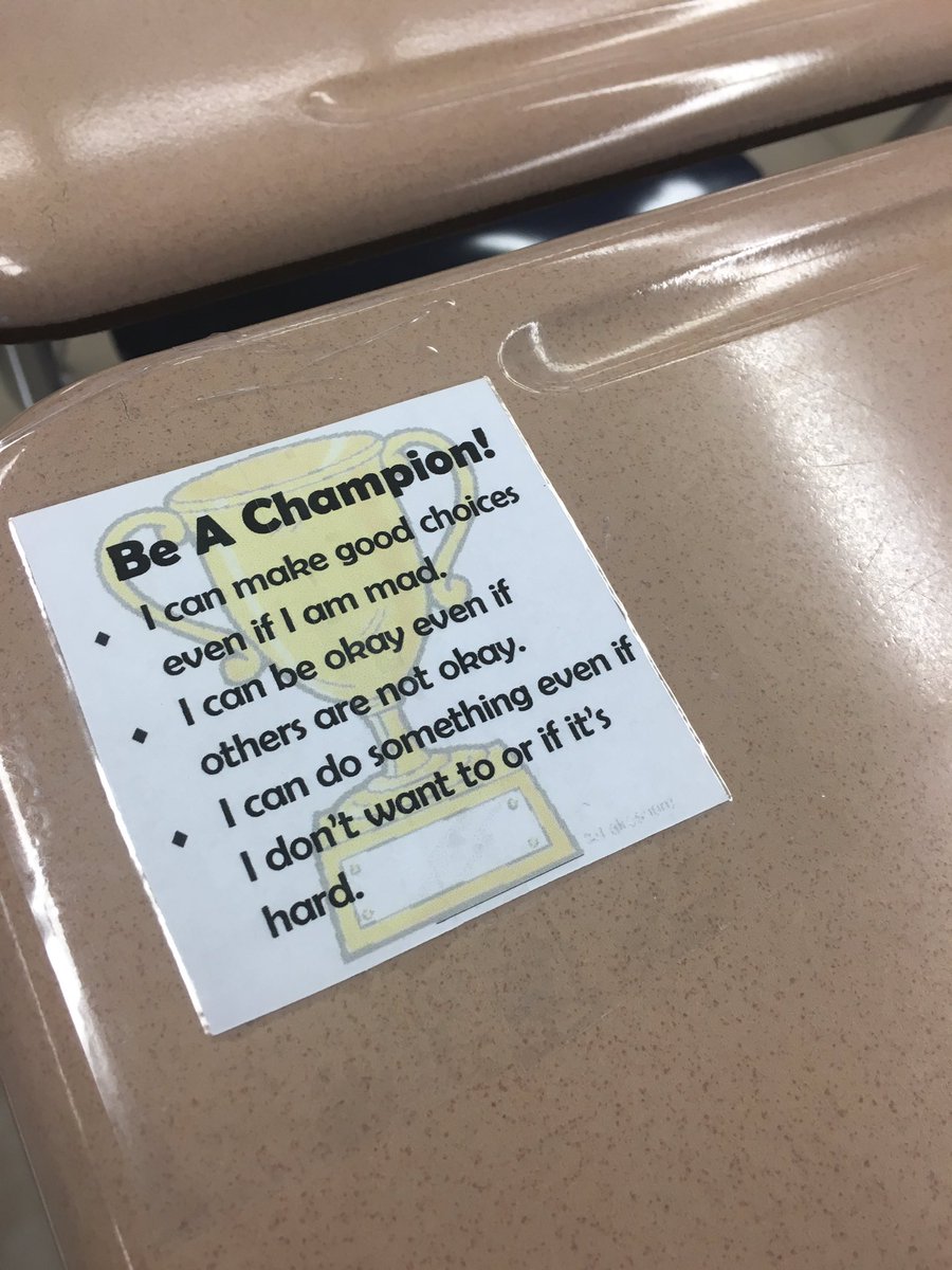 MrsClowSMSD's tweet photo. We all need a reminder sometimes #WMSChamps https://t.co/G6S2nnlzNL