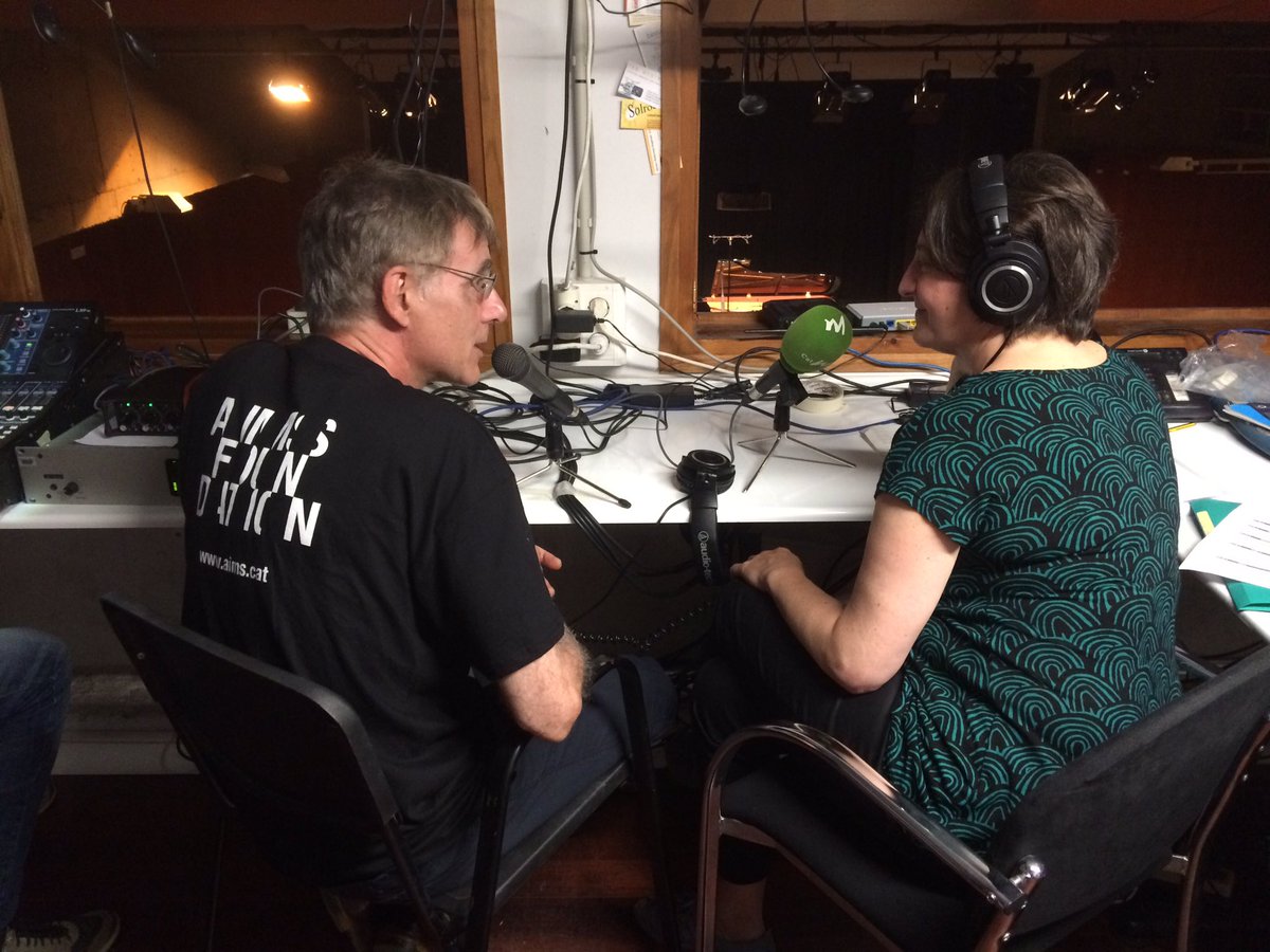 catalunyamusica's tweet photo. Mitja part: parlem amb @david_drg alcalde de @Solsona_cat i Peter Thiemann, director artístic d' @aimsfestival https://t.co/tLDPi0U55P