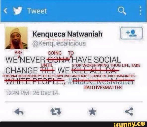 Dbowerfire's tweet image. #lawenforcementhumor #twitter #alllivesmatter #iFunny # stupidpeople ifunny.co/fun/du68STCi3