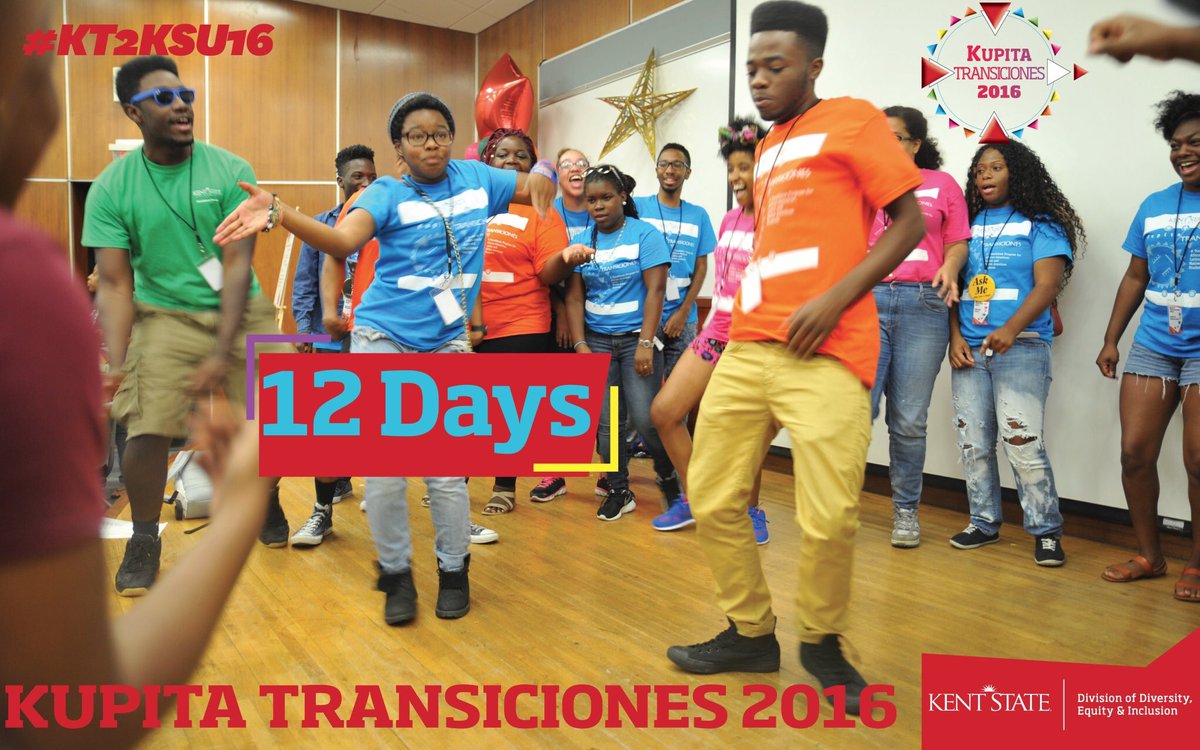SMCKentState's tweet photo. 12 Days #KentState20 #KupitaTransiciones #kentstate2020 #KT2Karamu #KT2016 https://t.co/e55wAbm9f8