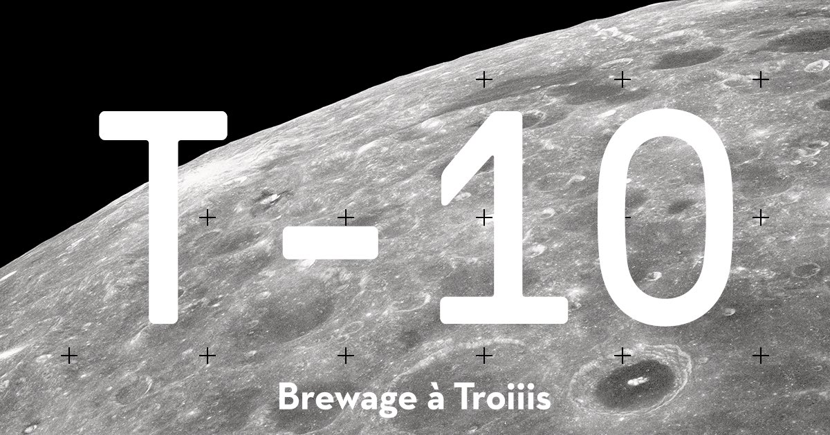 brewageatrois's tweet photo. T-10 days until our @RocketRecording Intergalactic Pale Ale launch https://t.co/BfTGoqI7pa