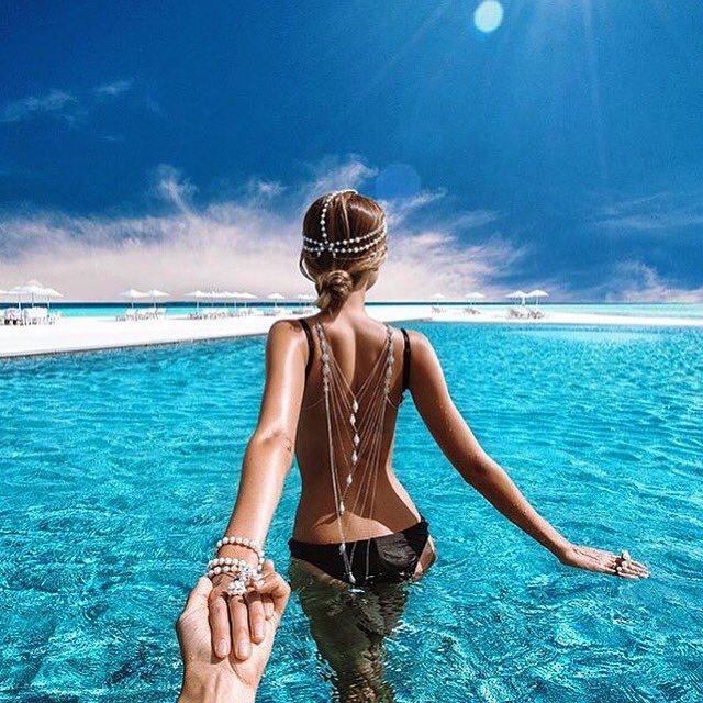 Dreaming of a tropical getaway with Nataly Osmann.. 💕#Wanderlust  #HoneymoonInspo #FollowMeTo