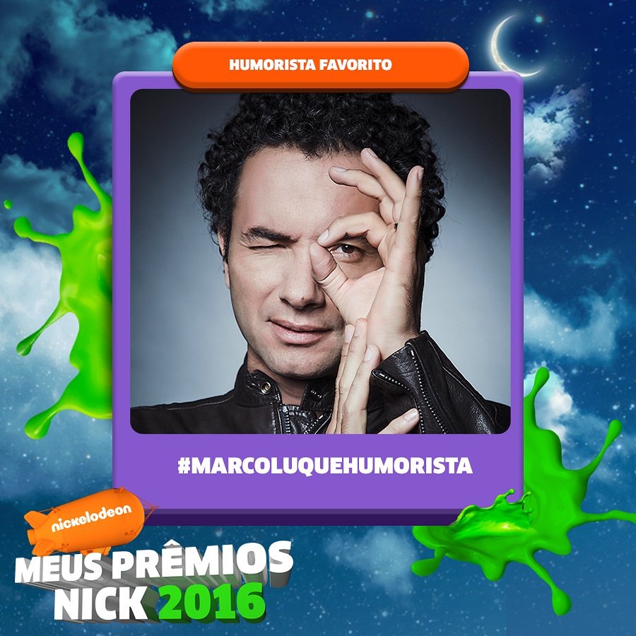 MarcoLuque's tweet photo. Estou concorrendo a "Humorista favorito" no (Meus Prêmios Nick 2016)! Bora lá votar? Acesse: https://t.co/gmyelX2BmU https://t.co/rQJFyz7hMu
