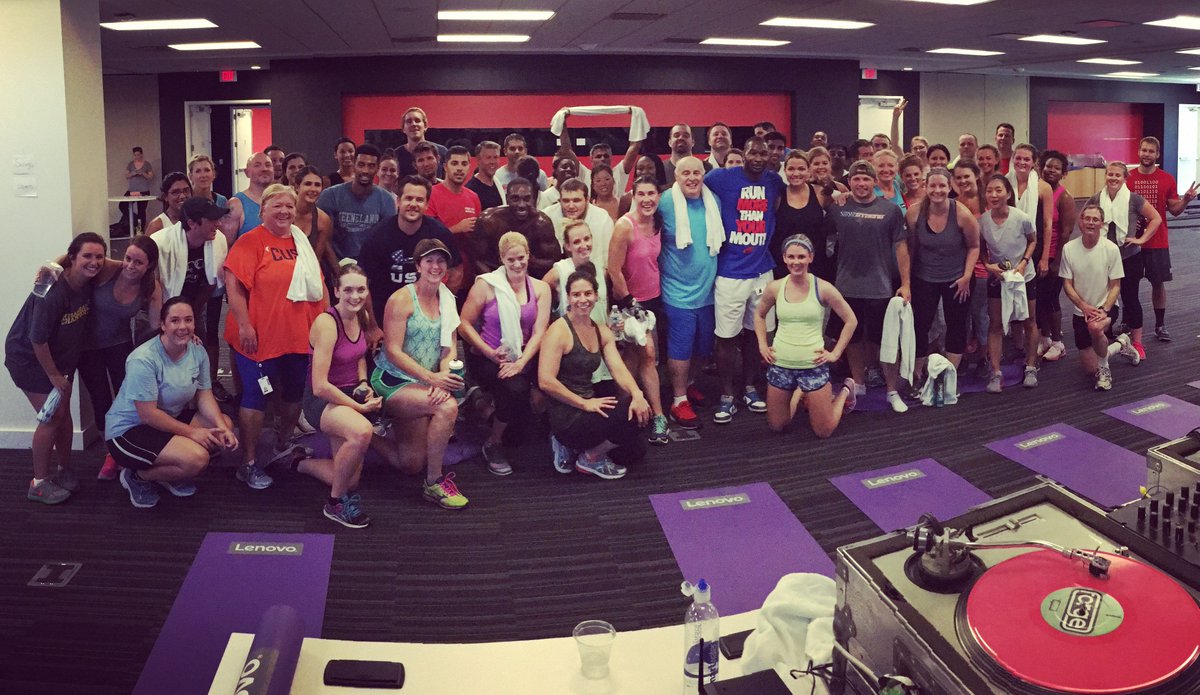 tweetingcasey1's tweet photo. 5th wellness Wednesday at @Lenovo
Happy birthday Scott Ottman! #findyourDIG https://t.co/qUPpUvHhHZ