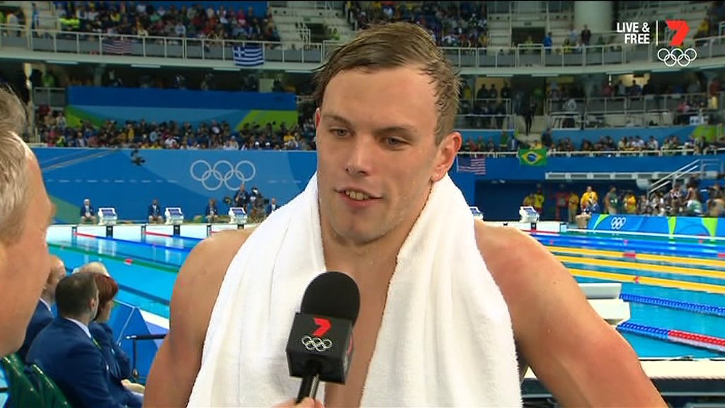 From #ImmanuelCollege to Olympic gold #KyleChalmers what an SA champion! All the reaction <a href="/7NewsAdelaide/">7NEWS Adelaide</a> #Rio2016