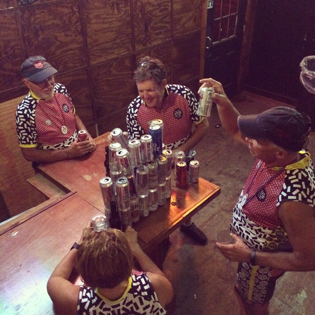 TeamStopALot's tweet photo. Stop-A-Lot working on a pyramid. #IowaStateFairParade https://t.co/VIEE7seh18