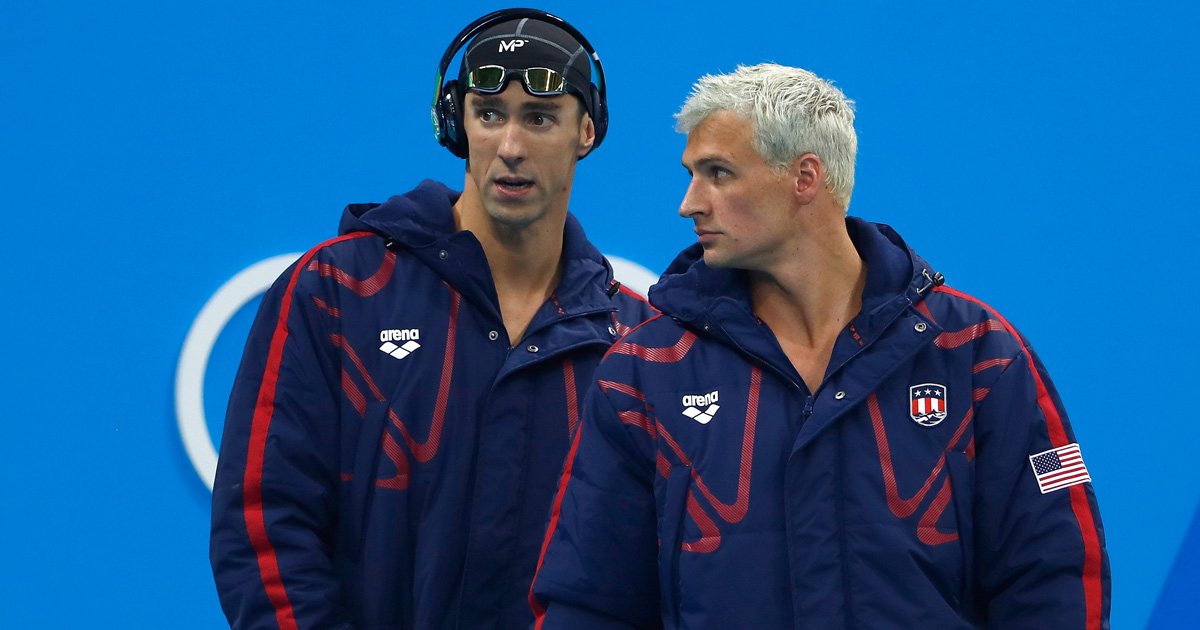 nbcwashington's tweet photo. PHELPS. LOCHTE. It's time for two of the best to battle in the pool! On NBC4 live or stream: https://t.co/m68Mr52nap https://t.co/jjywCGAAJC
