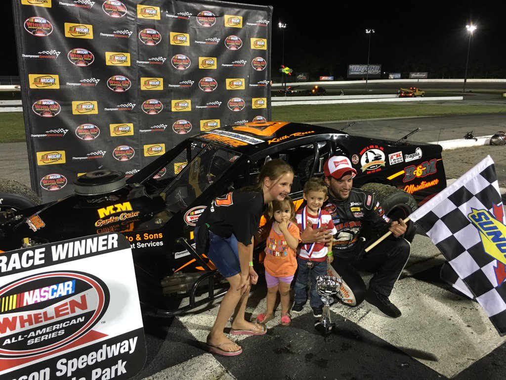 ThompsonSpdwy's tweet photo. . @KidRocRacing makes it back to victory lane for the 6th time this season #sunocomodified #bud150 https://t.co/WWIgYVK9ie