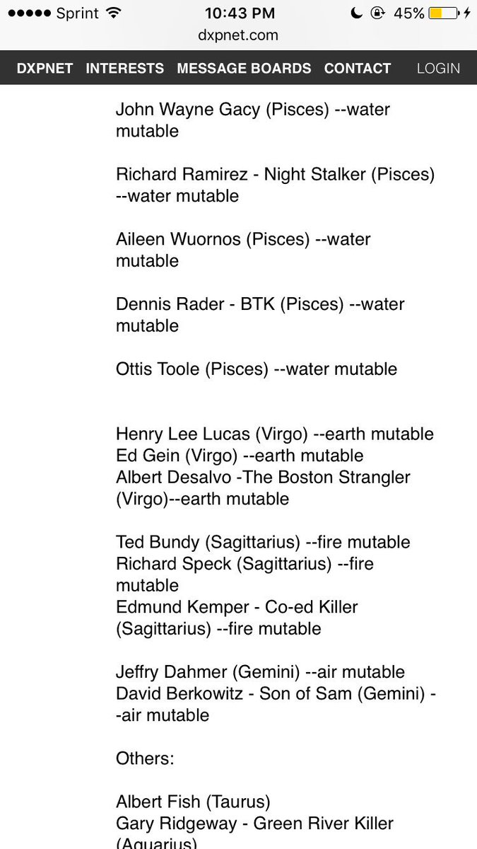 Featured image of post Serial Killers Zodiac Sign Known for writing cryptograms and taunting letters to the police and media his the zodiac killer is the type of crime that specialized law enforcement agencies were formed to solve