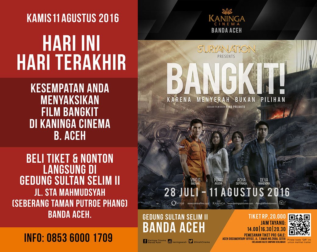 AcehCinema's tweet photo. HARI INI hari terakhir.... https://t.co/YZCP47fvqa