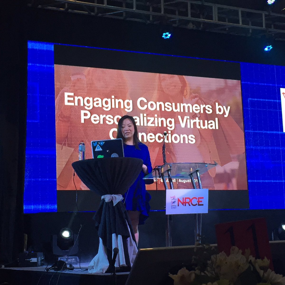 Let's talk about Engaging Consumers by Personalizing Virtual Connections!Let's all welcome Ms. Ruby Lee of Twitter!