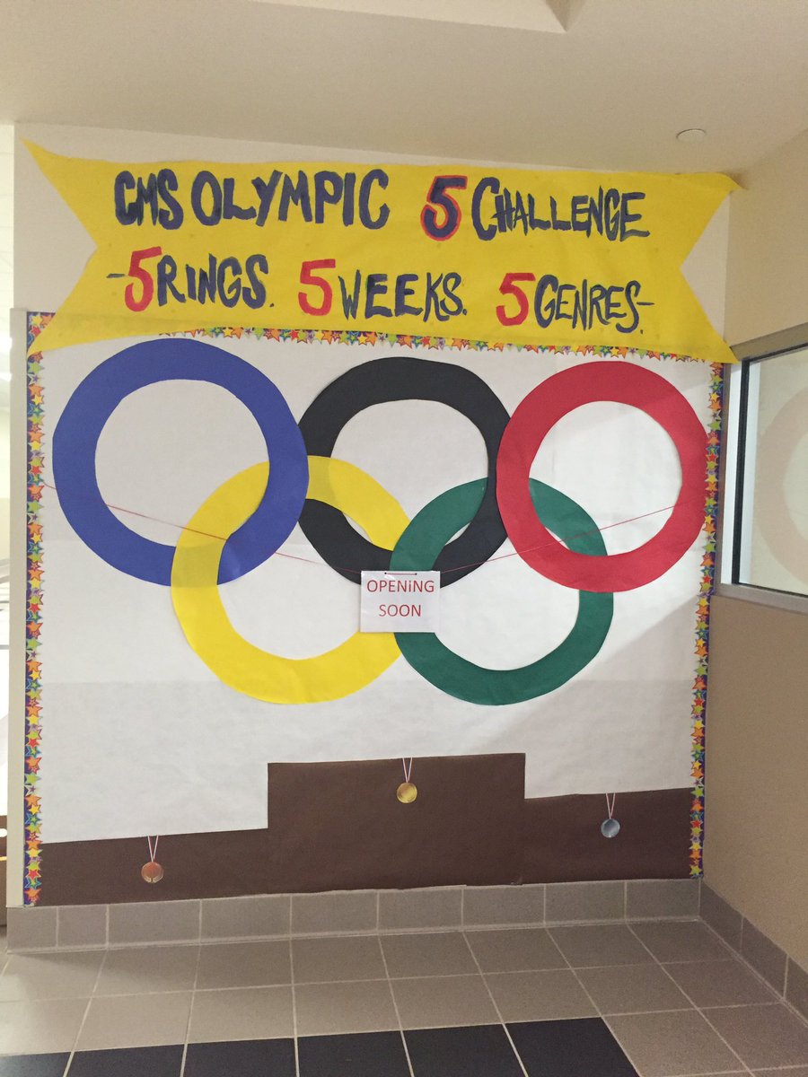 mrsGOMEZsays's tweet photo. Excited about the new year! Kicking it off with a reading challenge to celebrate my love for the Olympics! #CMSdaily https://t.co/41qcfKXOsQ