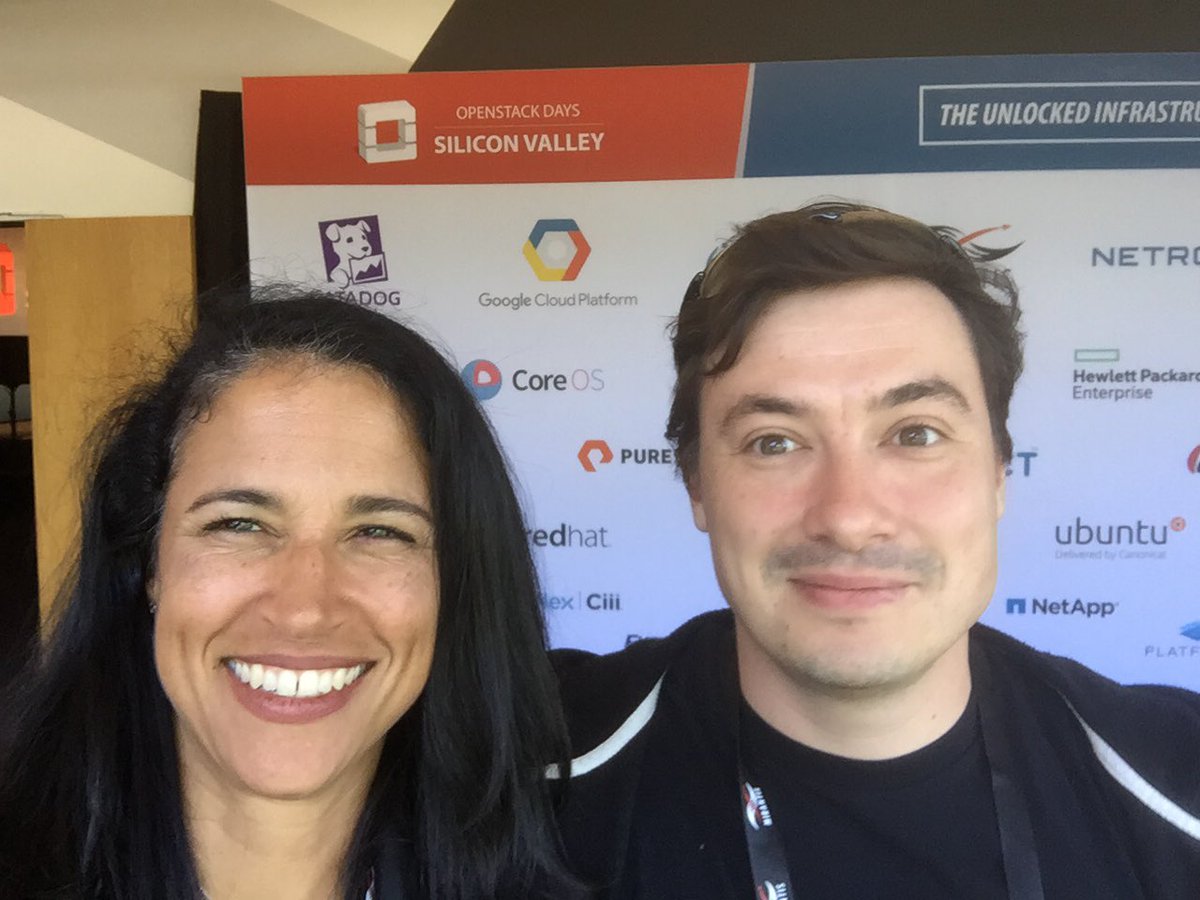 SWDevAngel's tweet image. Great catching up with @zer0tweets at #openstacksv! Kudos also to @robertcathey on another great show! #OSSV16