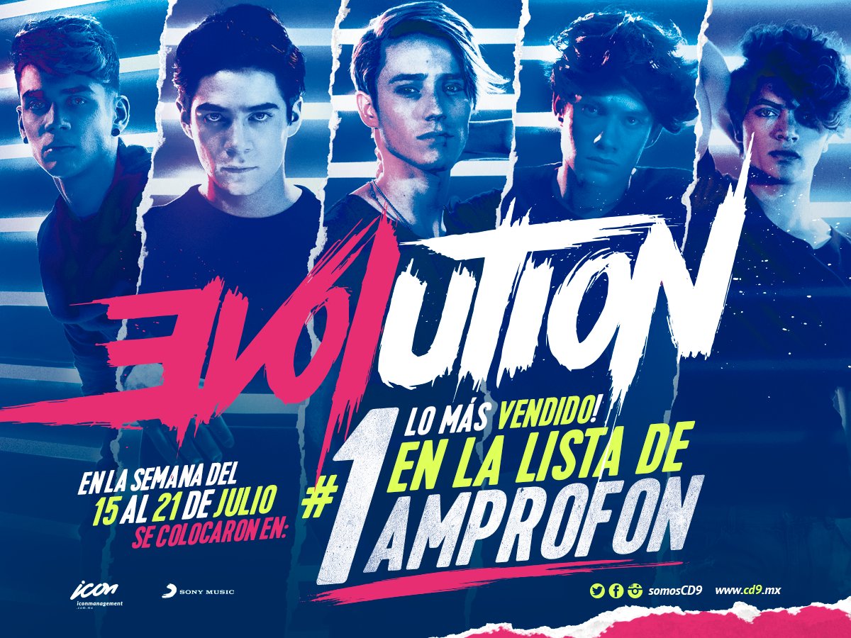 iconentmt's tweet photo. ¡Siguen cosechando éxitos! #EVOLUTION de @CD9 no. 1 de @Amprofon https://t.co/fLfIxjy8rB
