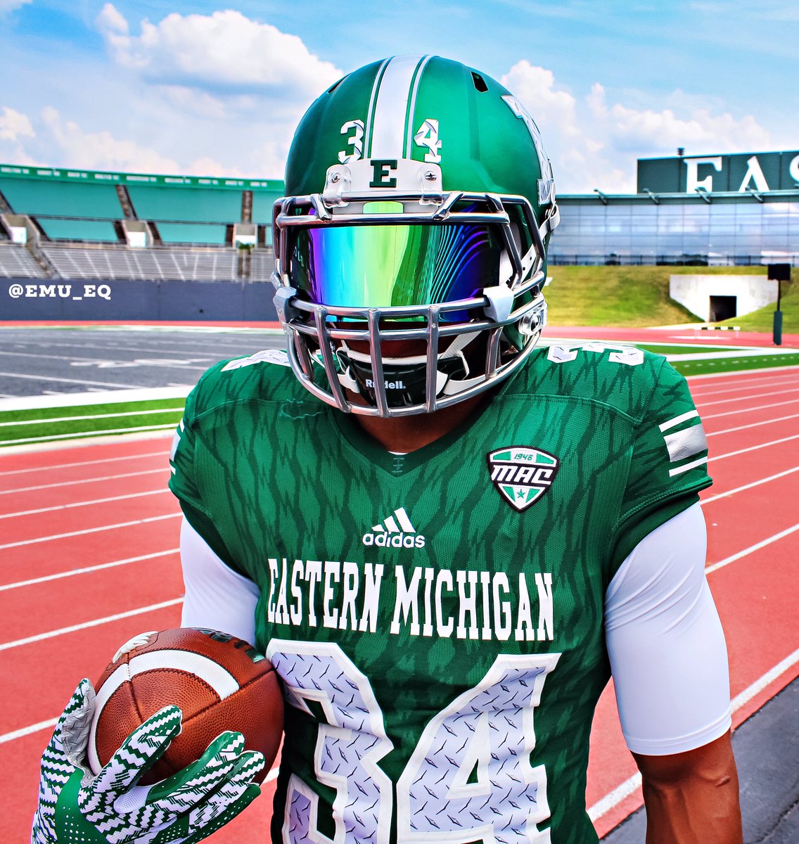 Eastern Michigan Eq On Twitter Closer Look Emufb Home Uniforms Adidasfballus Macsports Factoryapproved