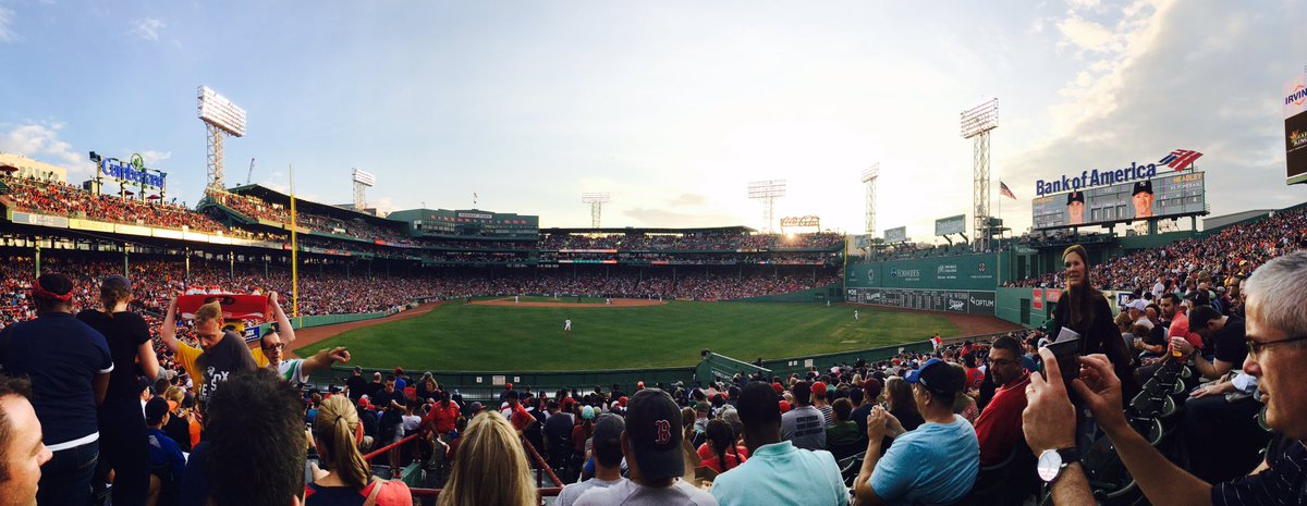 A night at the ball game #RedSox