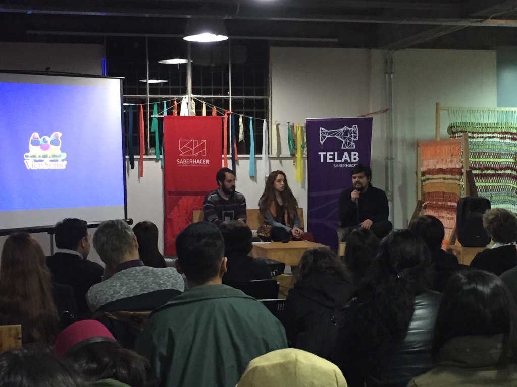 SofiaLobosA's tweet photo. En @Infante1415 apoyando la experimentación textil de #Telab https://t.co/2EVNvANbDu