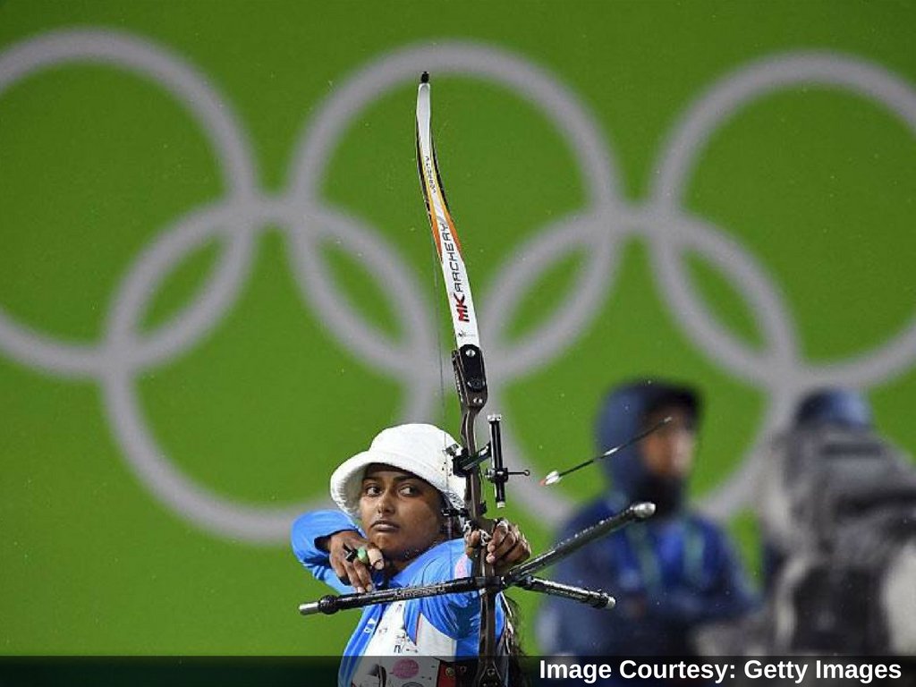 CNNnews18's tweet image. #Rio2016 | Deepika Kumari through to Round of 16 of Women&apos;s Individual #archery beats Italy&apos;s Guendalina Sartori 6-2