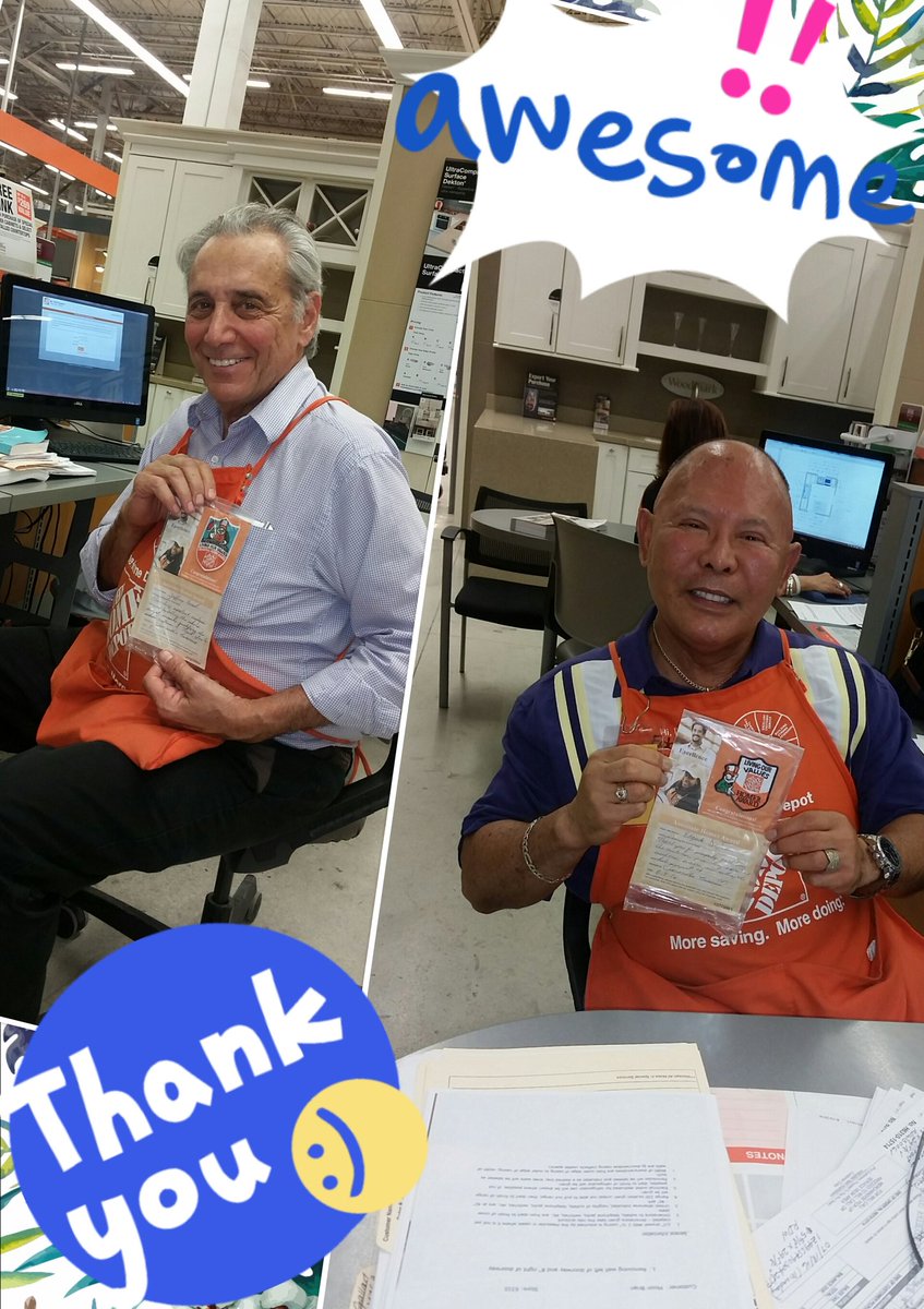 Thank you to these two Kitchen Designers for driving excellent customer service and selling the whole project!! 😄💚