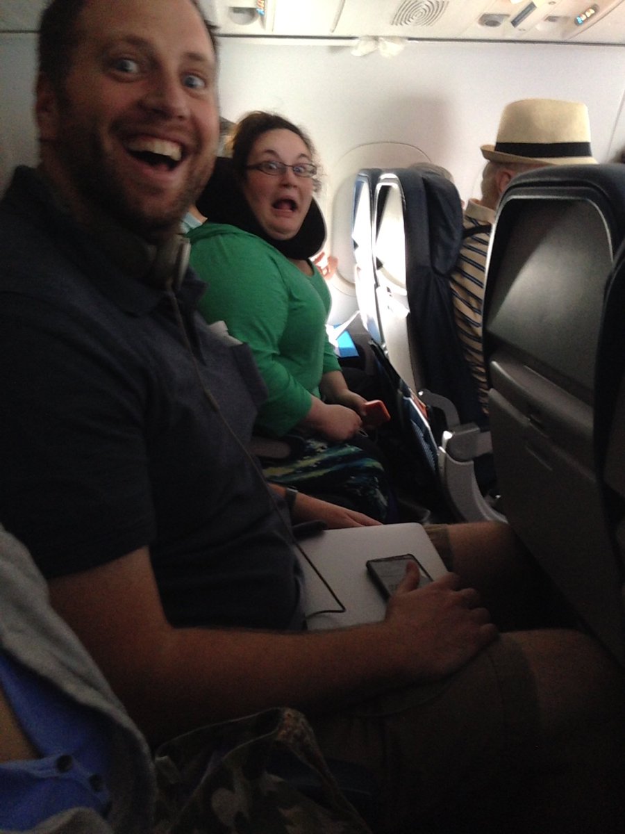welliTclaire's tweet photo. @Delta @DeltaAssist It rained in the plane! 5 delays 2 airports the beverage cart hit @LaBrixx  #DeltaMeltdown2016 https://t.co/PwFjCKWlZg