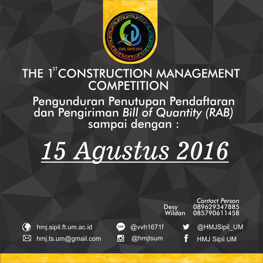 HMJ Teknik Sipil UM tweet media