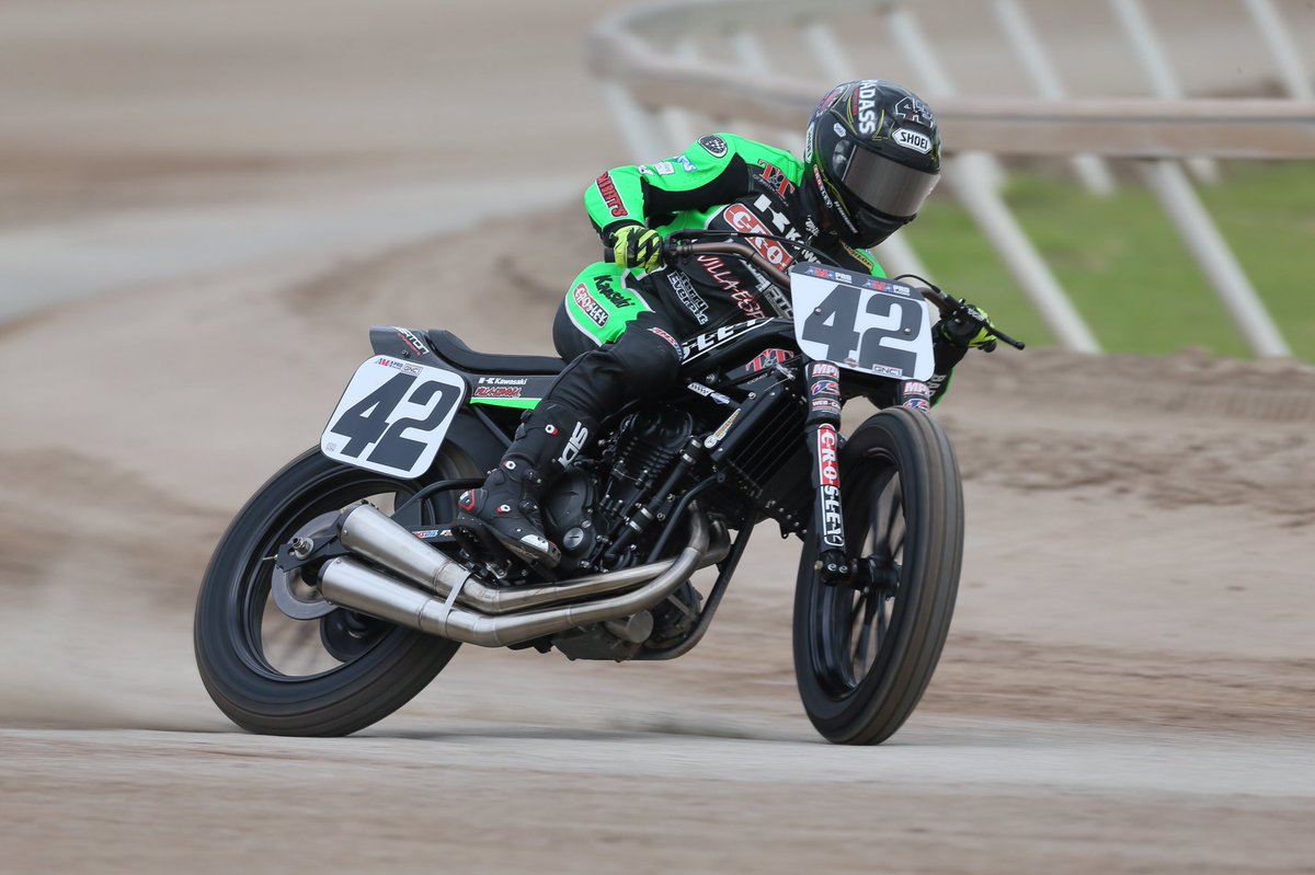 RideDunlop's tweet photo. Congrats to @bsmithForty2 on a great win last night! #blackhillshm #ridedunlop #amaproflattrack https://t.co/PfGXAya0F5