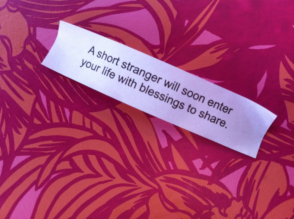 Posted baby announcement on FB today then when out to dinner. Got this amazing fortune afterwards!!!