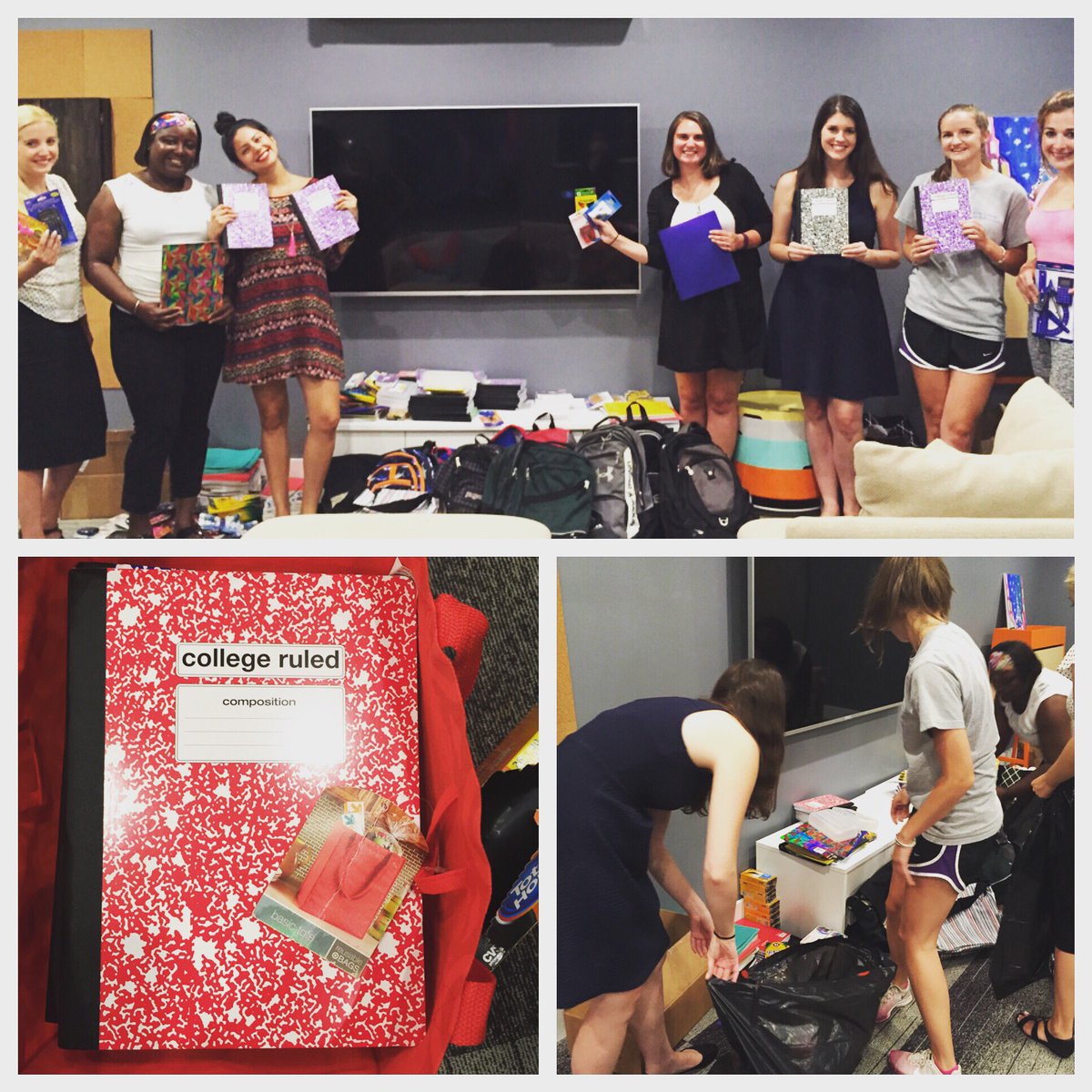 WINNYC_ORG's tweet photo. #WinAssociates are at it again with a #backtoschool supply drive! Can't wait to get to our #WinKids! #HomeHopeWin https://t.co/gGLV57gUEt