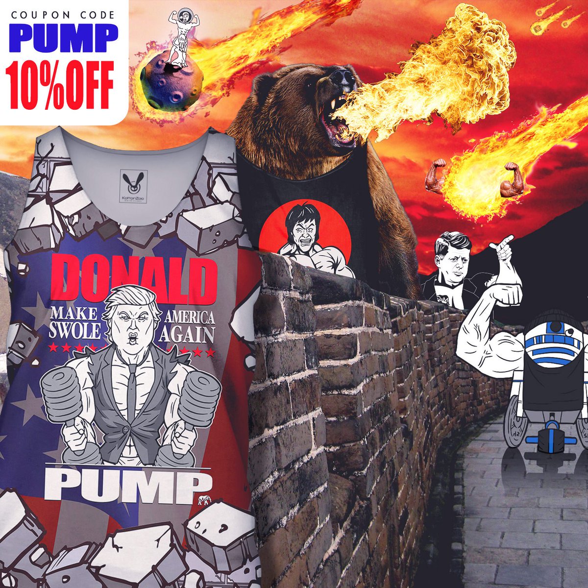 BroScienceGear's tweet photo. RT to Make America Swole Again #DonaldPump
10% Coupon Code: PUMP #BroScienceGear
Shop now > https://t.co/2vfbTq5pQM https://t.co/NrTJDsCpsW