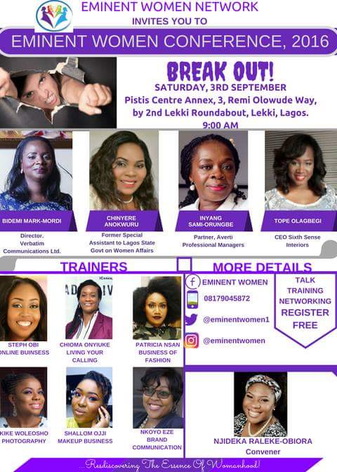 Njayspro's tweet photo. #EWC16, Talk, Training and Networking, all for FREE! @ogunte @AwloTv @unwomenafrica @ForbesWomanAfri @EstherIjewere https://t.co/wpYYFCbcQL