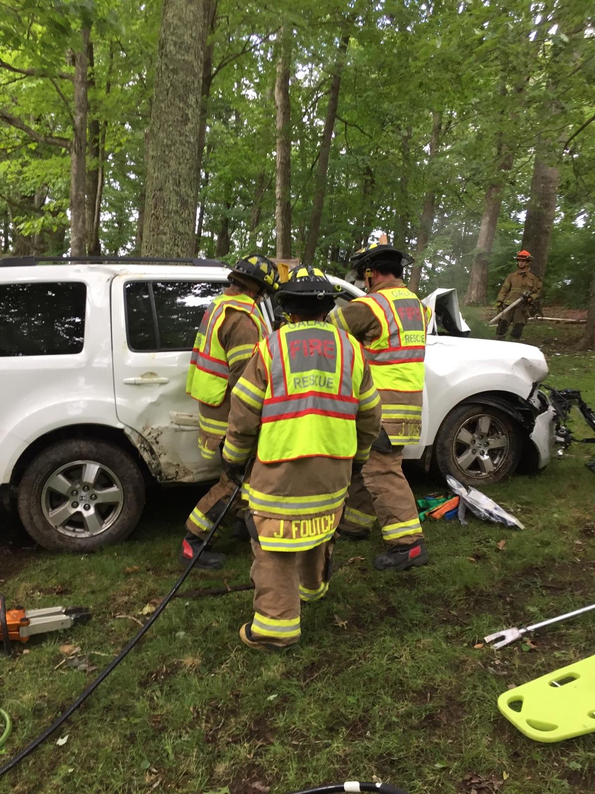 Galax Fire Dept. on Twitter "Update Single vehicle into tree. Pipers