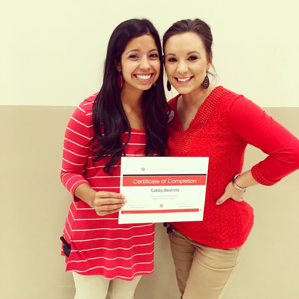 Congrats gabby! It has been a blast! #youmaketarget @Allie_Murray_ <a href="/rmunny0128/">Ramiro</a> @linmwheel <a href="/belair_mark/">mark belair</a>