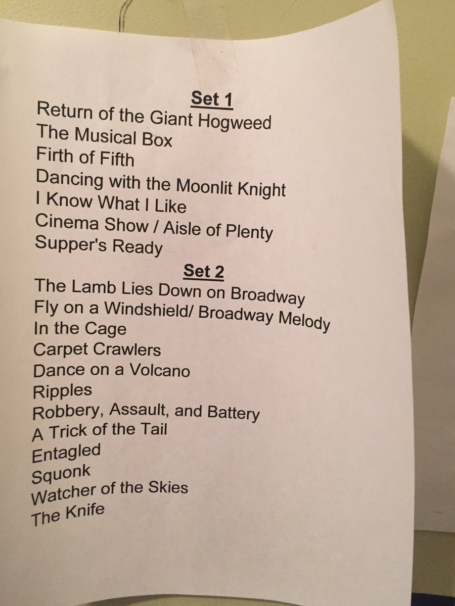 don't know who's setlist this was but I see at least 1 wizard hat, a djembe, socks n crocs &amp; the smell of patchouli