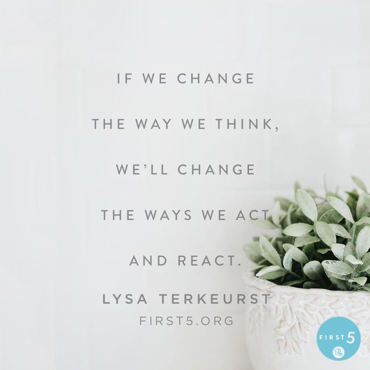 LysaTerKeurst's tweet photo. God’s Word shows us new ways of thinking. And if we change the way we think, we’ll change the ways we act &amp; react. https://t.co/ihHiYXfWHA