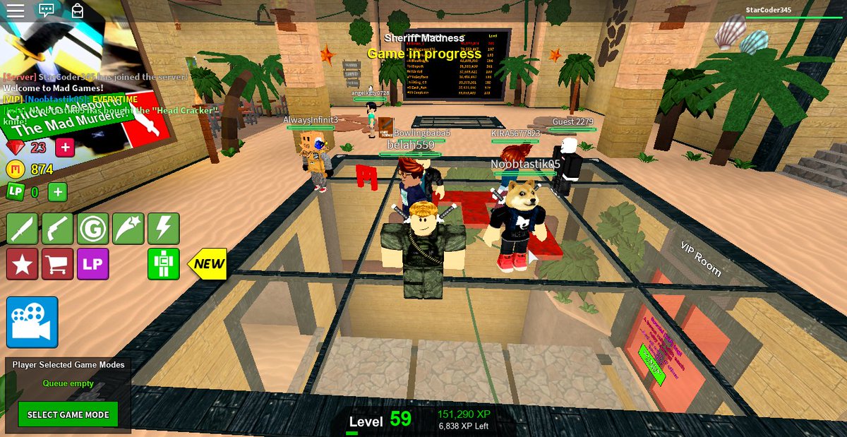StarCoderRBLX's tweet image. Playing Mad games by @VeryMadStudio creator Play it