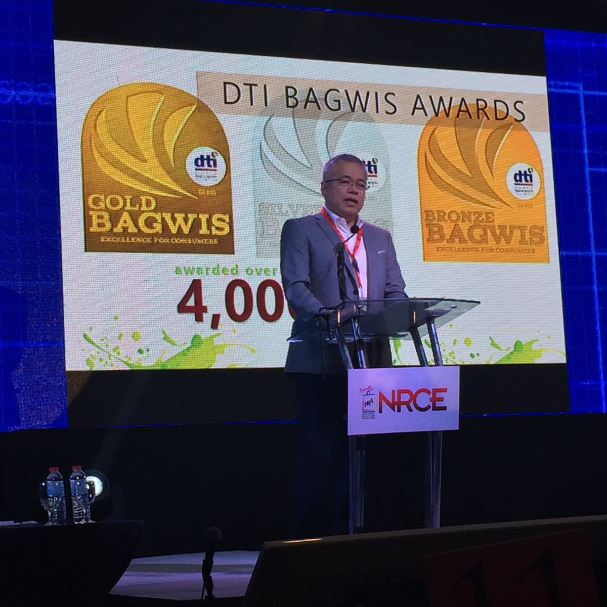 Day 2 kicks off with DTI secretary Hon. Ramon Lopez' keynote speech! #Nrce2016