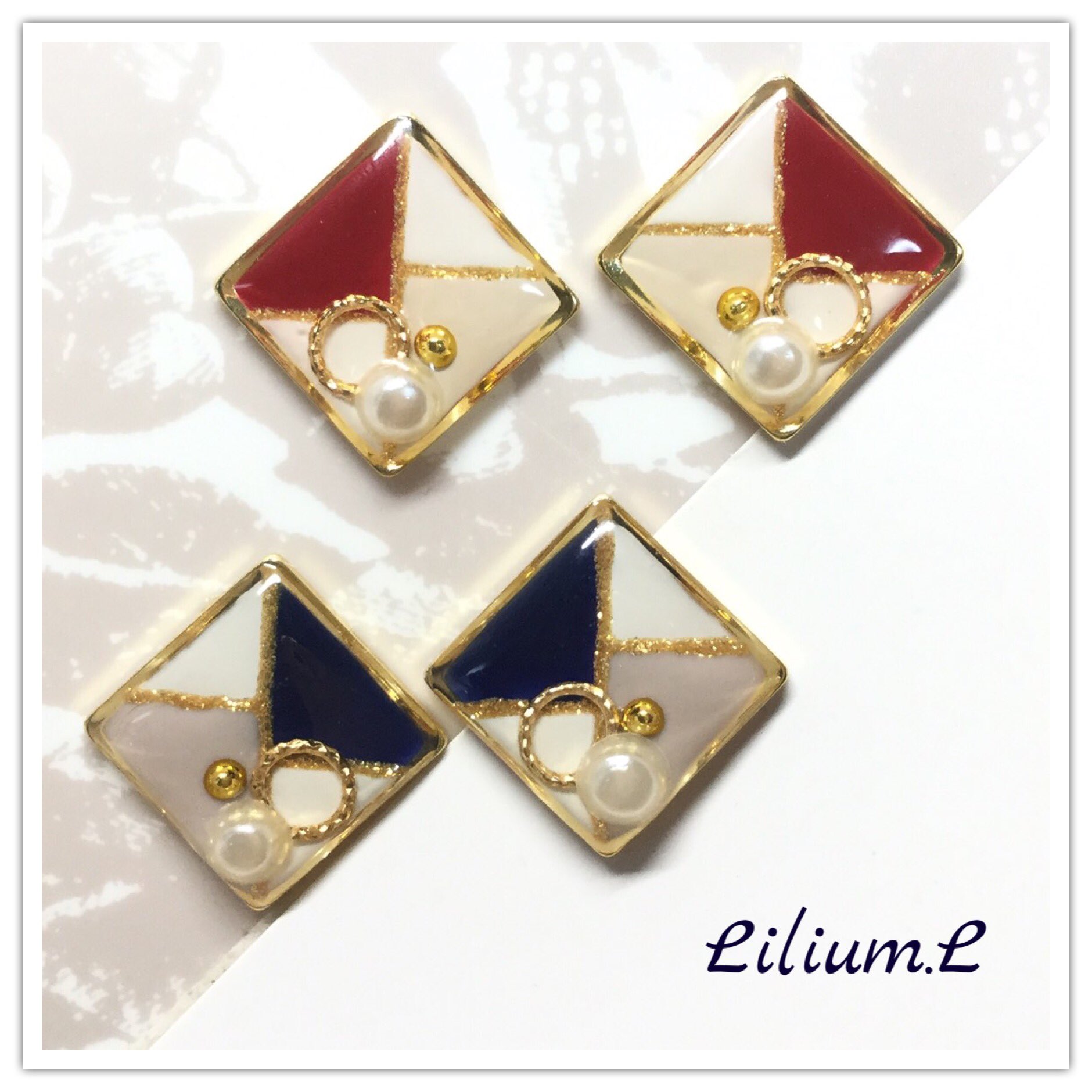 Lilium L ハンドメイドアクセ 今日は新作のブロッキングピアスを出品しました ˊᵕˋ メルカリ ラクマにて出品中ですので ぜひ覗きに来てください ハンドメイド レジン リリウムエル ピアス イヤリング メルカリ ラクマ 秋 ブロッキング パール