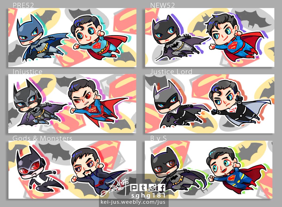 MiaJus's tweet photo. #superbat #pre52 #new52 #justicelord #injustice #godsandmonsters #bvs #superman #batman https://t.co/J33pKBeDdr