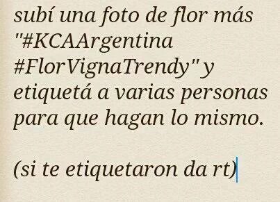 vignavidamia's tweet photo. #KCAArgentina #FlorVignaTrendy https://t.co/WlZWk6t1zi