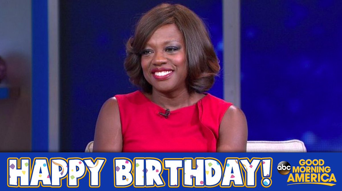 GMA's tweet photo. Happy Birthday to @violadavis! 🎂 🎉 -  @HowToGetAwayABC https://t.co/kfRawX5wSU