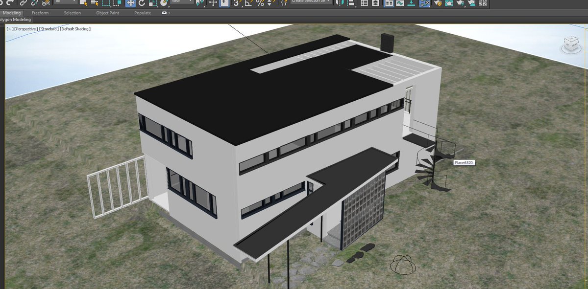 Gropius house 3d model Gropius house 3d model