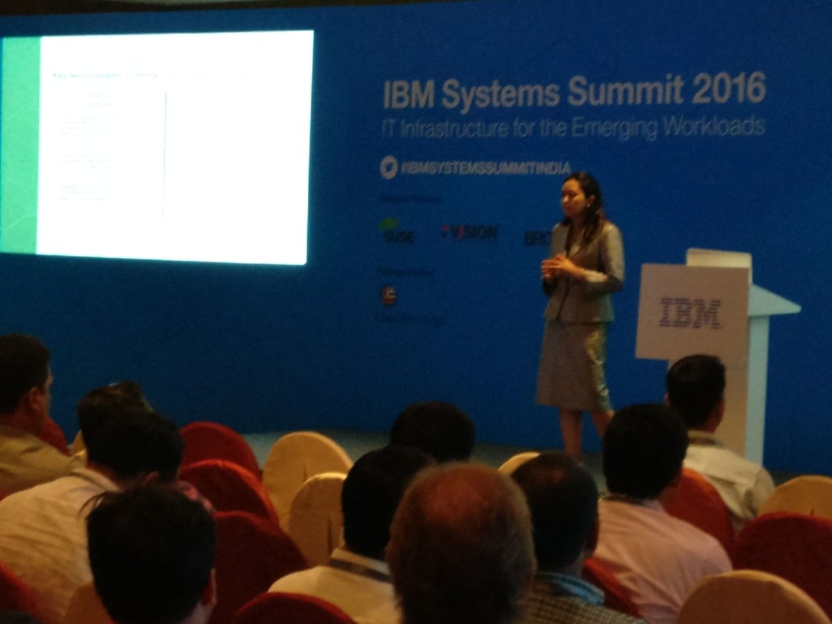 Monica Aggarwal, VP- India Systems Labs live at #ibmsystemssummitindia Gurgaon
