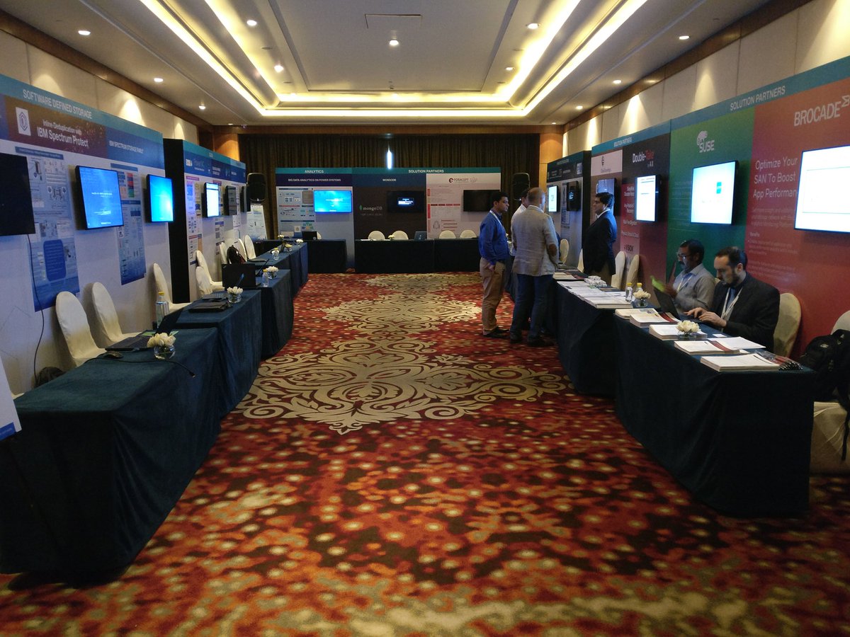 Solution Center to open for the audience in 45 mins at IBM Systems Summit 2016 Gurgaon #ibmsystemssummitindia