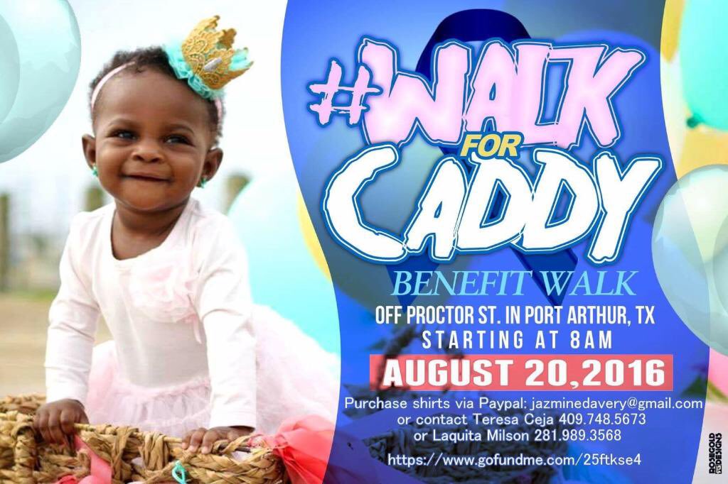 JaeBella1's tweet photo. #walkforCaddy #guillianbarresyndrome #raisingawareness #wewalkforher #wewalkforacure @979TheBox @kiotti please share https://t.co/ty5CeImE7C