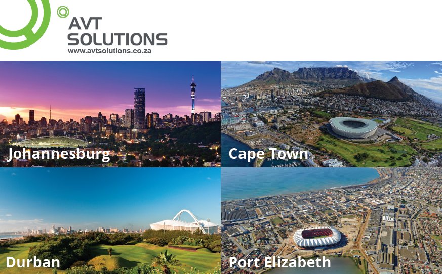 AVT_Solutions's tweet photo. With branches in major cities, we offer reliable service to customers across #SouthAfrica. https://t.co/3KEQIn2U7W https://t.co/HDacDcSEsx