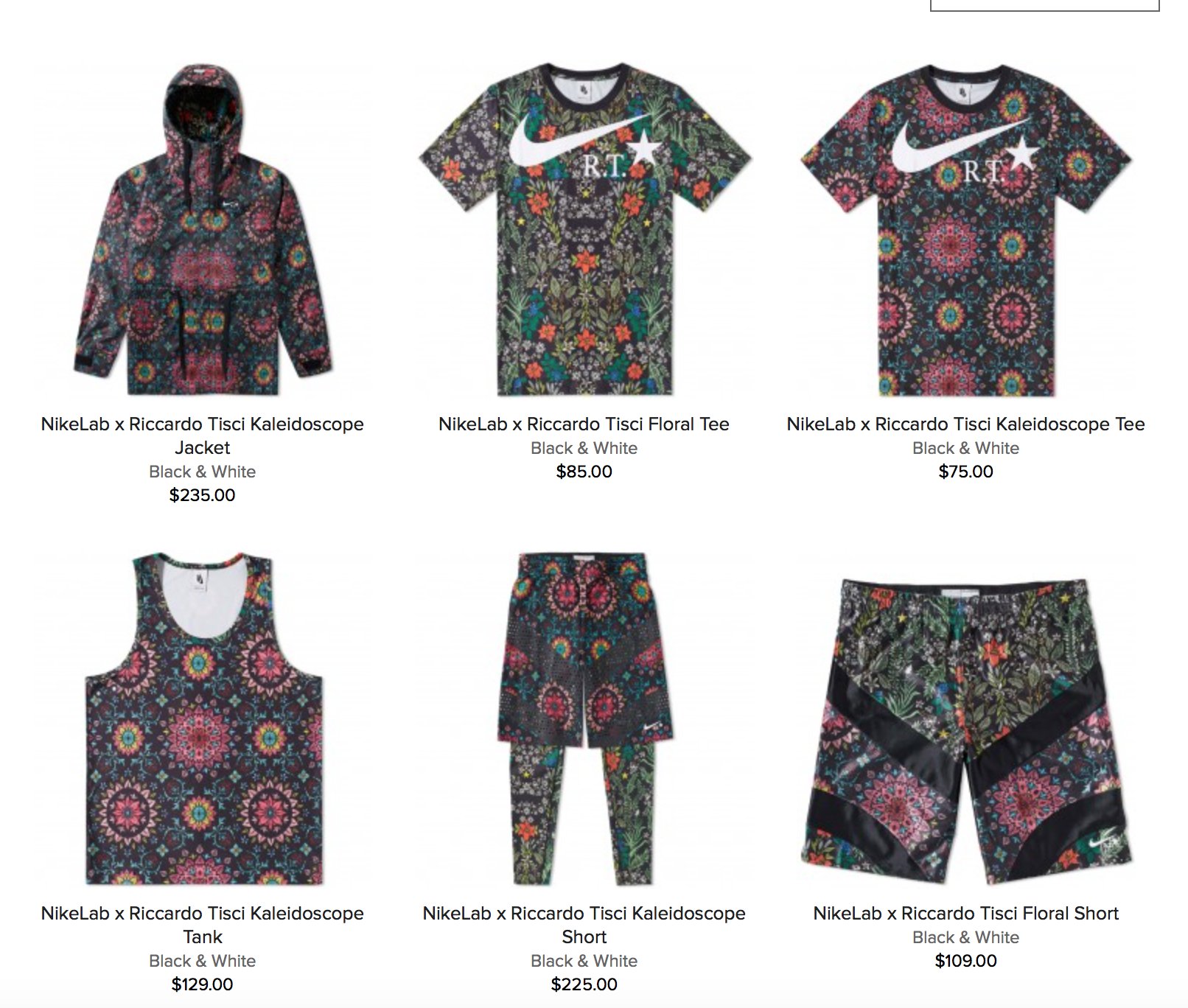 nikelab x riccardo tisci