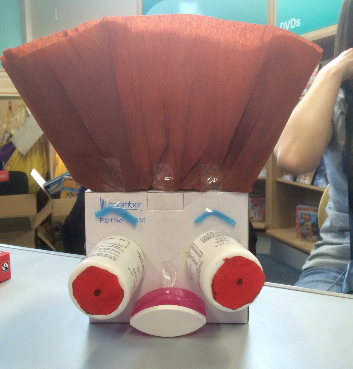 gateslibraries's tweet photo. Impressed by the creativity of Leam Lane children! #popupmaker #lightsabre #house #robot #rocket https://t.co/fSd48R8x8x