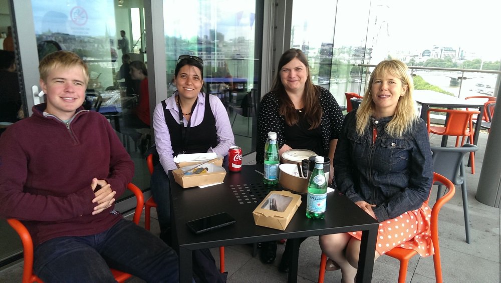 SuttonCouncil's tweet photo. Our recycling team meet with young citizen commissioner Alex yesterday at a recycling workshop! #CleanStreetsSutton https://t.co/fNEoAgT3a6