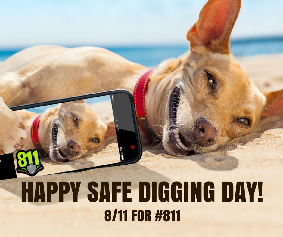 ColumbiaGasKY's tweet photo. Call before you dig, doggone it! #811 #SafeDiggingDay https://t.co/VSFGvArsPl