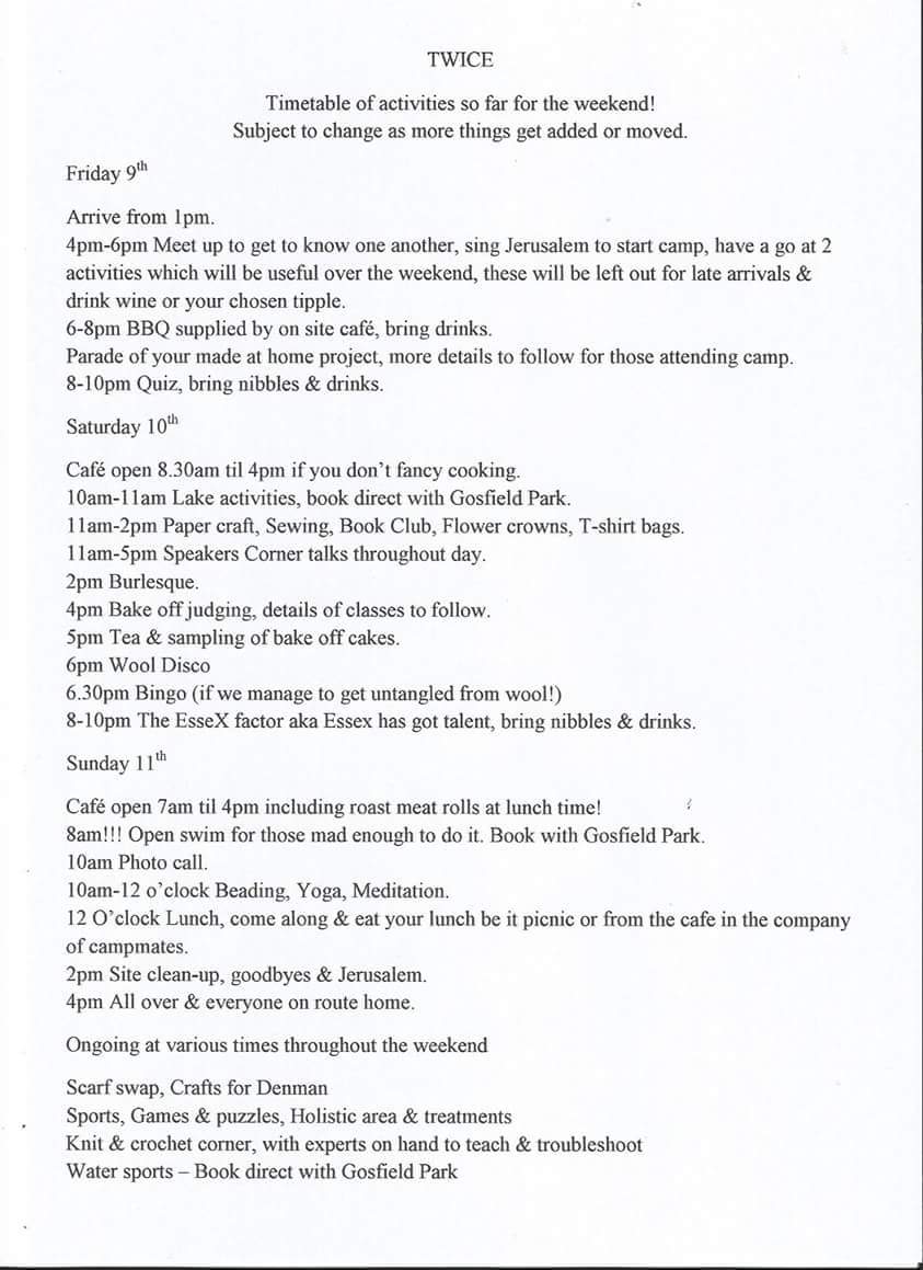 Very excitING times the programme is drafted! #TWICE2016